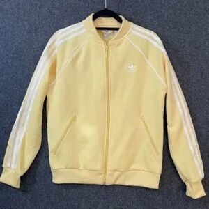 Adidas Classic Yellow Zip-Up Jacket